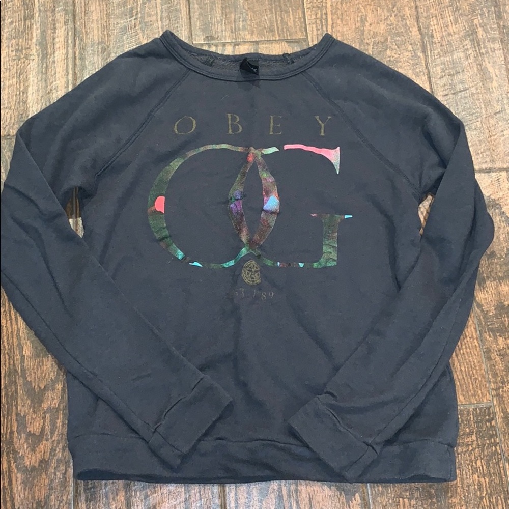 Obey crew neck